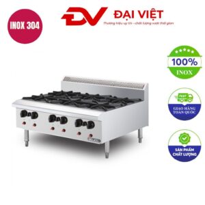 Bếp âu 6 họng dùng gas Berjaya OB6-17