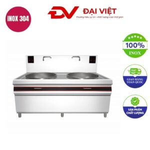 Bếp từ đôi 8kw mặt lõm 1400x850x700mm