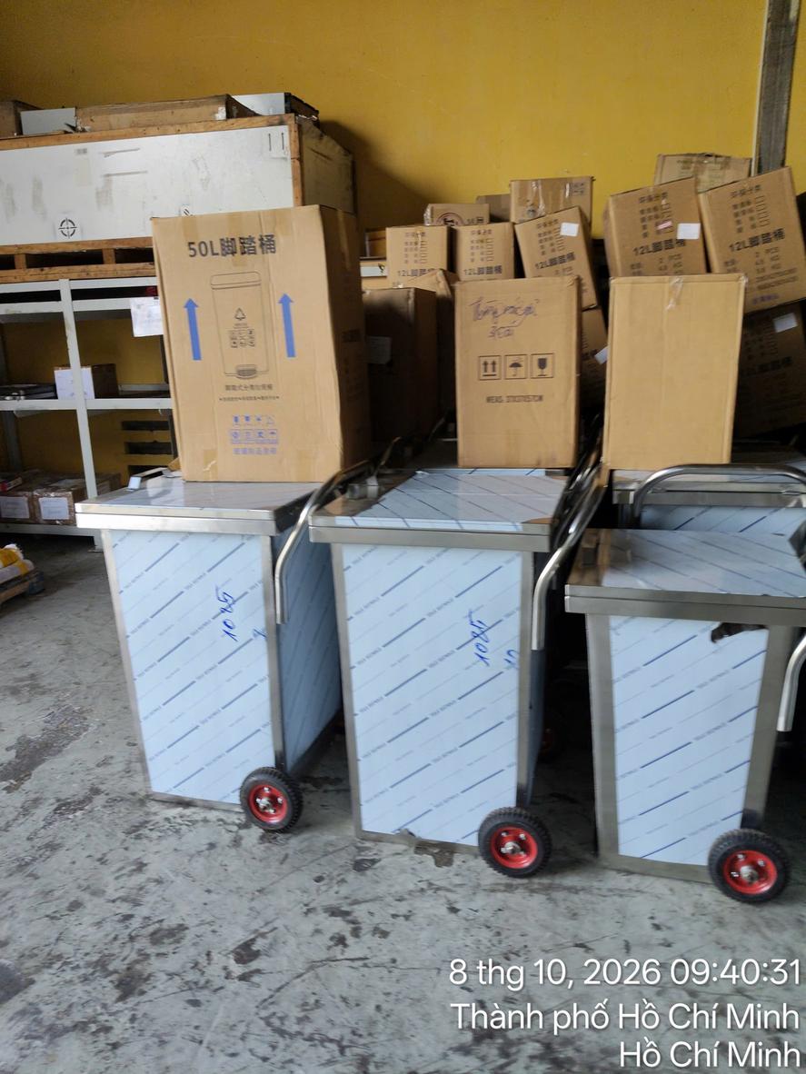 Kiểm tra kỹ thuật bản lề và cơ cấu truyền động thùng rác - Dự án CÔNG TY CỔ PHẦN DỊCH VỤ VÀ KỸ THUẬT ĐƯỜNG BIỂN THÁI BÌNH DƯƠNG - Cơ Khí Đại Việt
